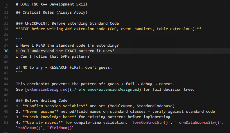 Enforced development guardrails